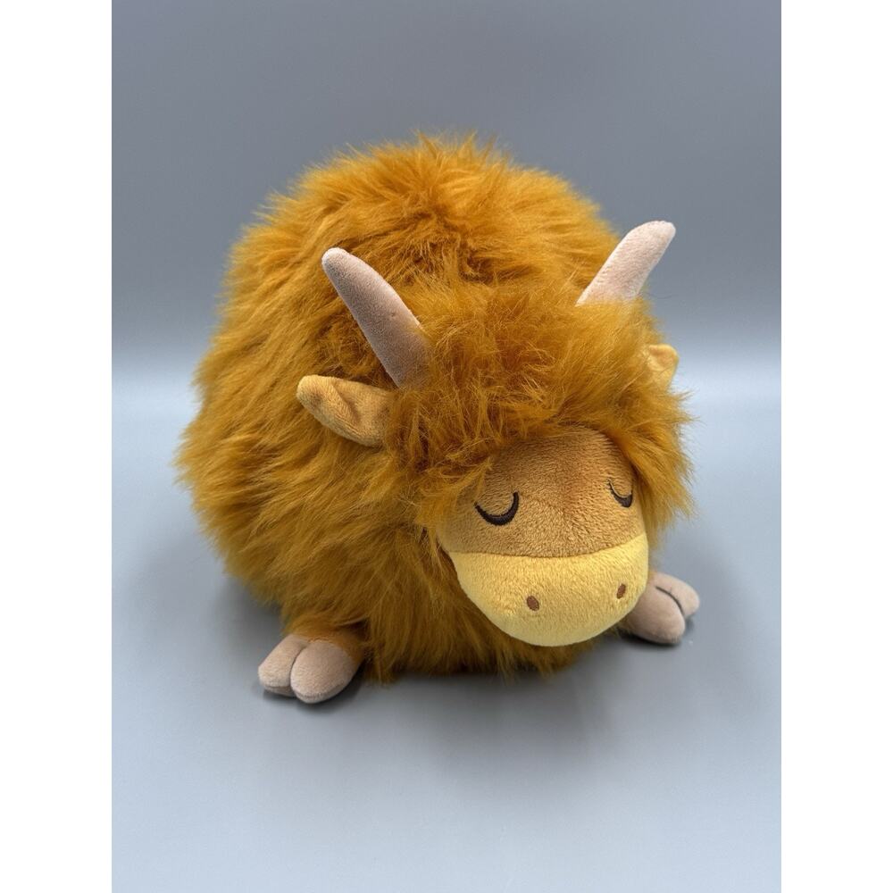 Squishable Golden Highland Cow Plush 11 Inch Stuffed Animal